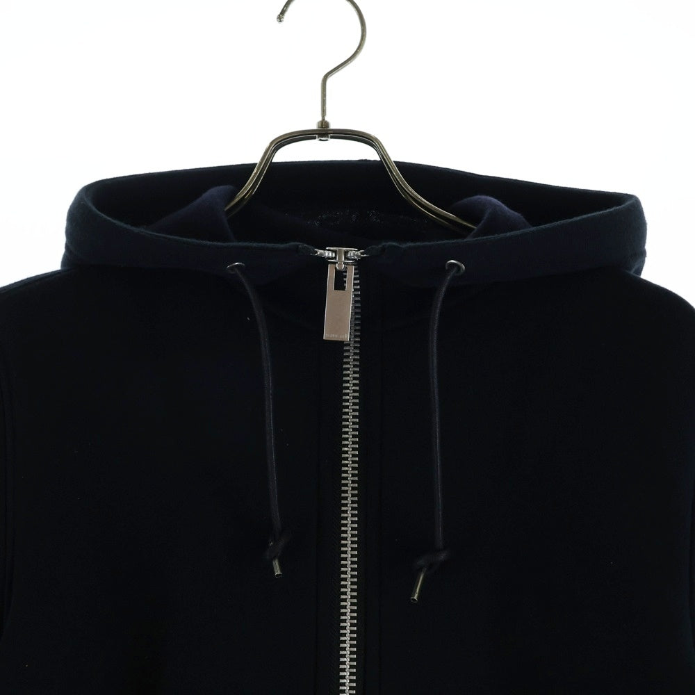 Sacai(サカイ) 20AW コットン ナイロン ジップアップフーディー ドッキング ワンピース レディース ブラック 20-05361