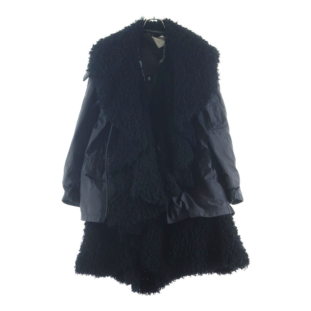 Sacai(サカイ) 12AW ボアライニングコート ミリタリーフードジャケット