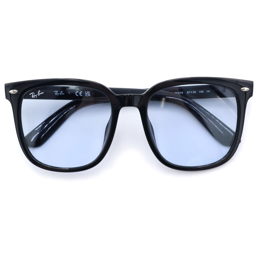 Ray Ban(レイバン) RB4401D ウェリントン クリアブルーレンズ サングラス メガネ ブラック