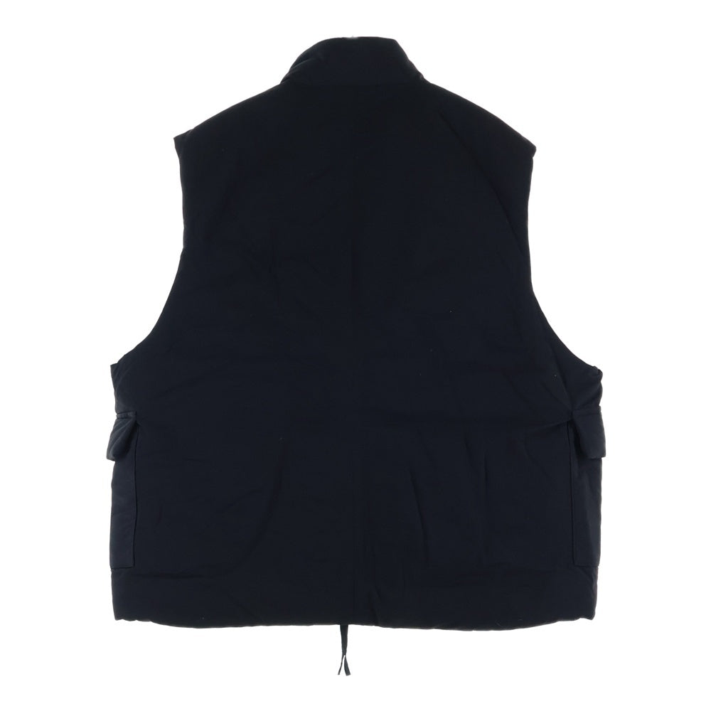 STILL BY HAND(スティルバイハンド) 25AW STAND COLLAR PADDED VEST スタンドカラー シンサレート アウターベスト ブラック