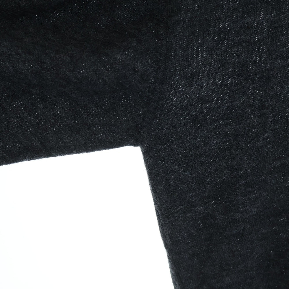 STILL BY HAND(スティルバイハンド) 25AW Kid Mohair 12G Knit Cardigan モヘア ニット ポロ カーディガン グレー KN01254