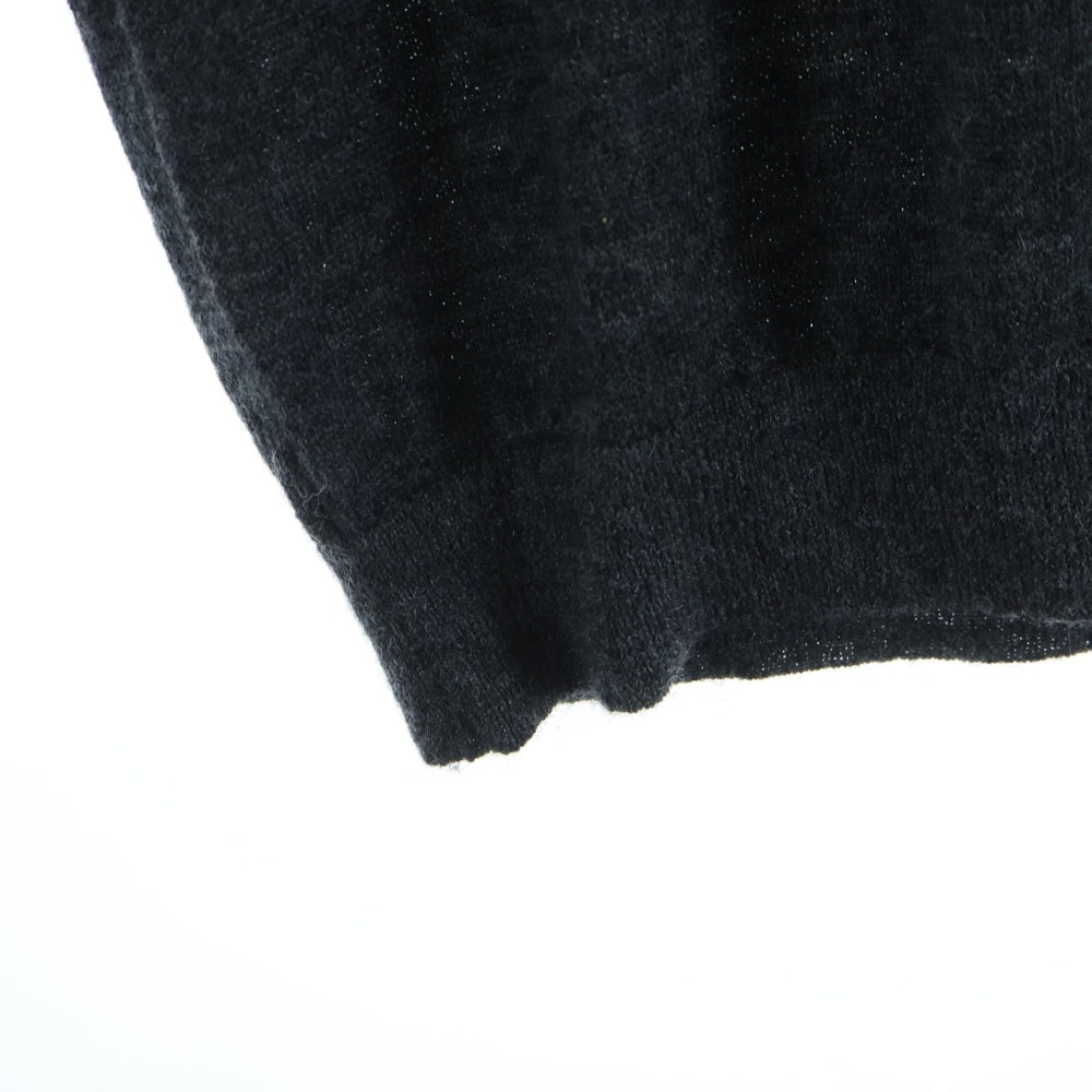 STILL BY HAND(スティルバイハンド) 25AW Kid Mohair 12G Knit Cardigan モヘア ニット ポロ カーディガン グレー KN01254