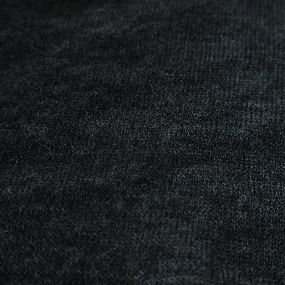 STILL BY HAND(スティルバイハンド) 25AW Kid Mohair 12G Knit Cardigan モヘア ニット ポロ カーディガン グレー KN01254