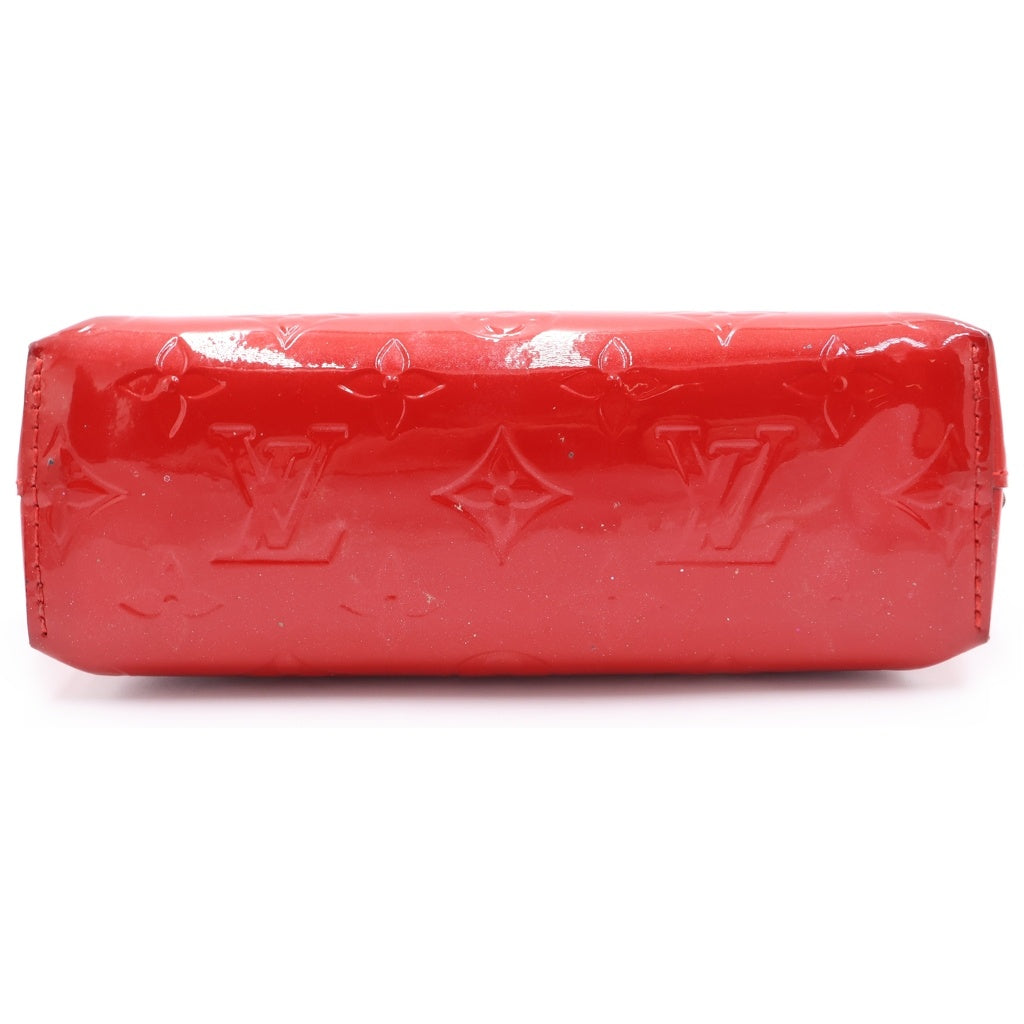 LOUIS VUITTON(ルイヴィトン) モノグラムヴェルニ ポシェットコスメティック メイク 化粧ポーチ レッド M90172 SR2158 レディース