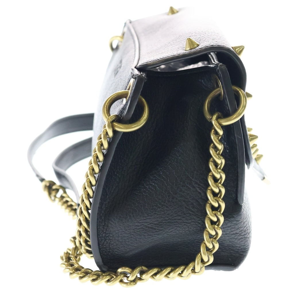 VERSACE(ヴェルサーチ) スタッズデザイン ロゴプレート チェーン