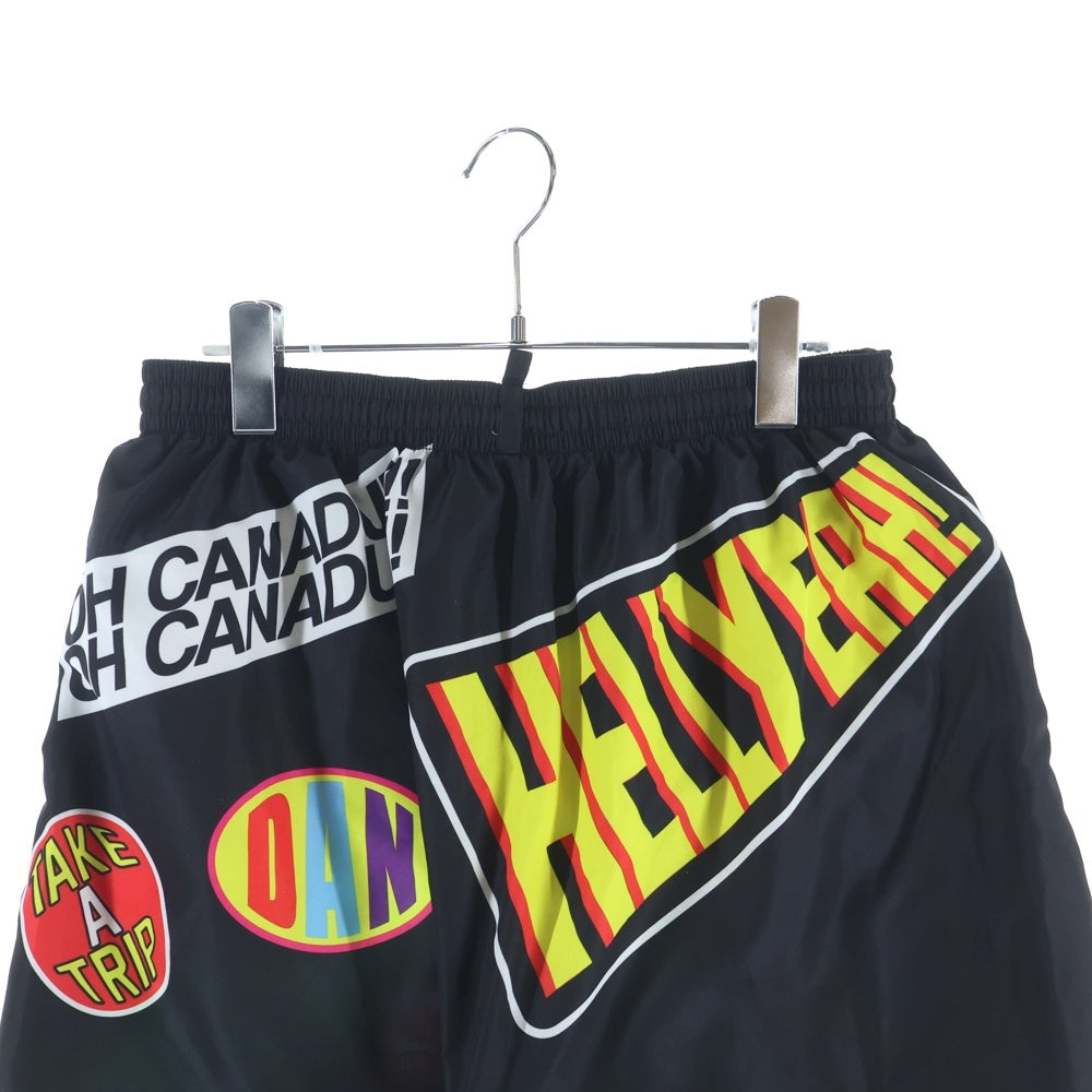 DSQUARED2(ディースクエアード) マルチプリント ショーツ ハーフパンツ ブラック