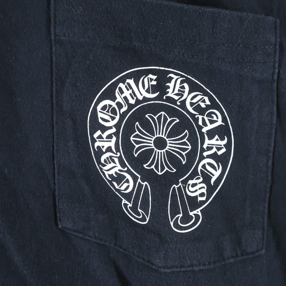 CHROME HEARTS(クロムハーツ) RS3 S/S Tee バックRS3/総柄プリント 半袖Tシャツ カットソー ブラック