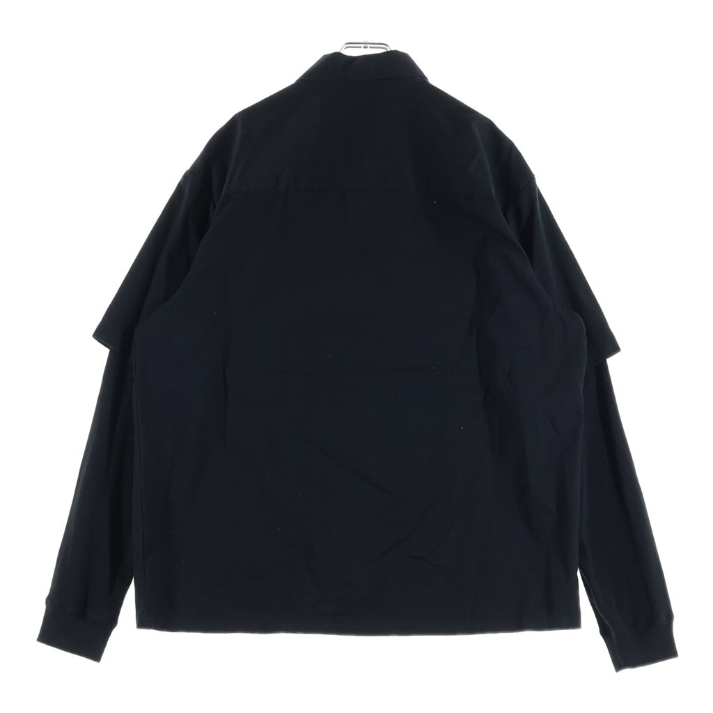 SUPREME(シュプリーム) 21AW Thermal Work Shirt サーマルレイヤード 長袖シャツ ブラック