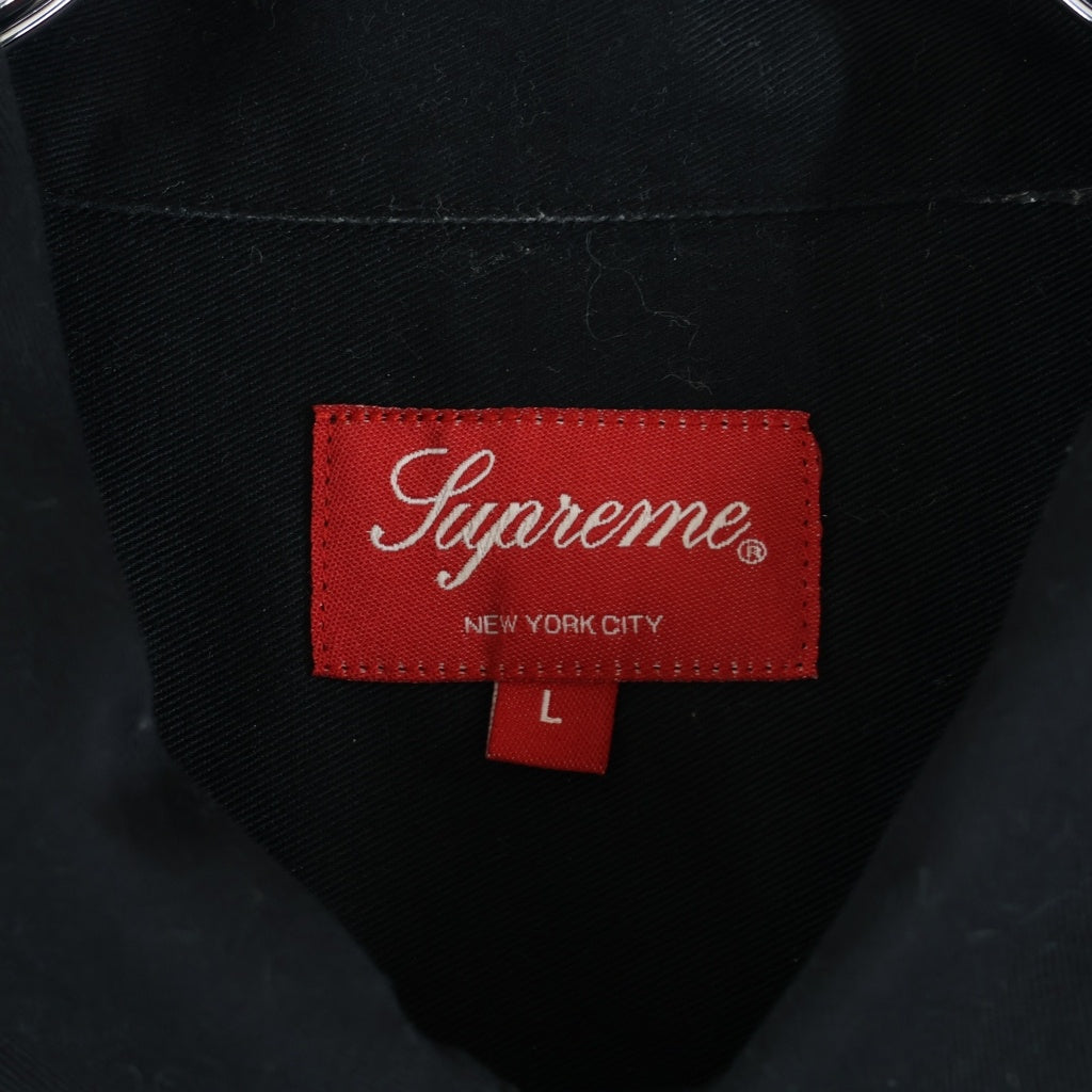 SUPREME(シュプリーム) 21AW Thermal Work Shirt サーマルレイヤード 長袖シャツ ブラック