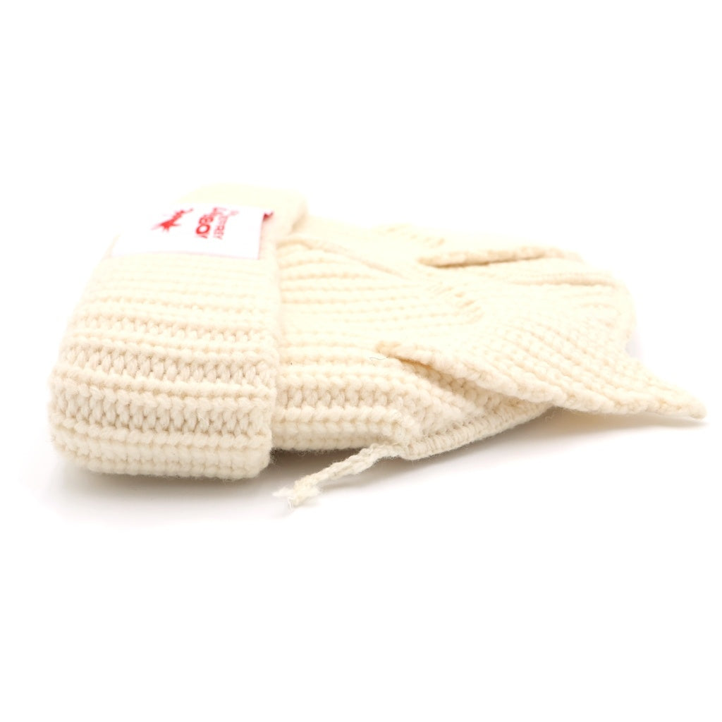 CHARLES JEFFREY LOVERBOY(チャールズジェフリーラバーボーイ) CHUNKY EARS BEANIE チャンキー イアーズ ニット ビーニー 帽子 ホワイト
