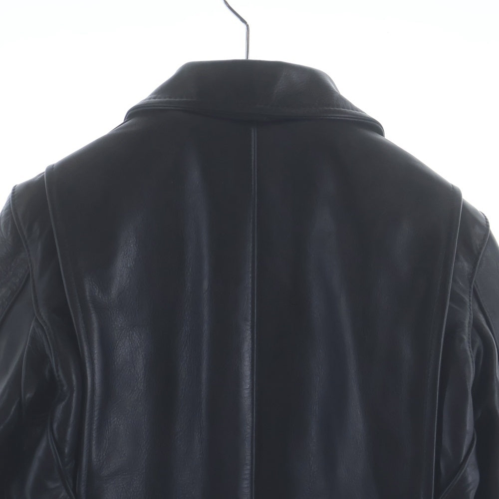 VANSON(バンソン) ENF エンフィールド レザー シングルライダースジャケット ブラック
