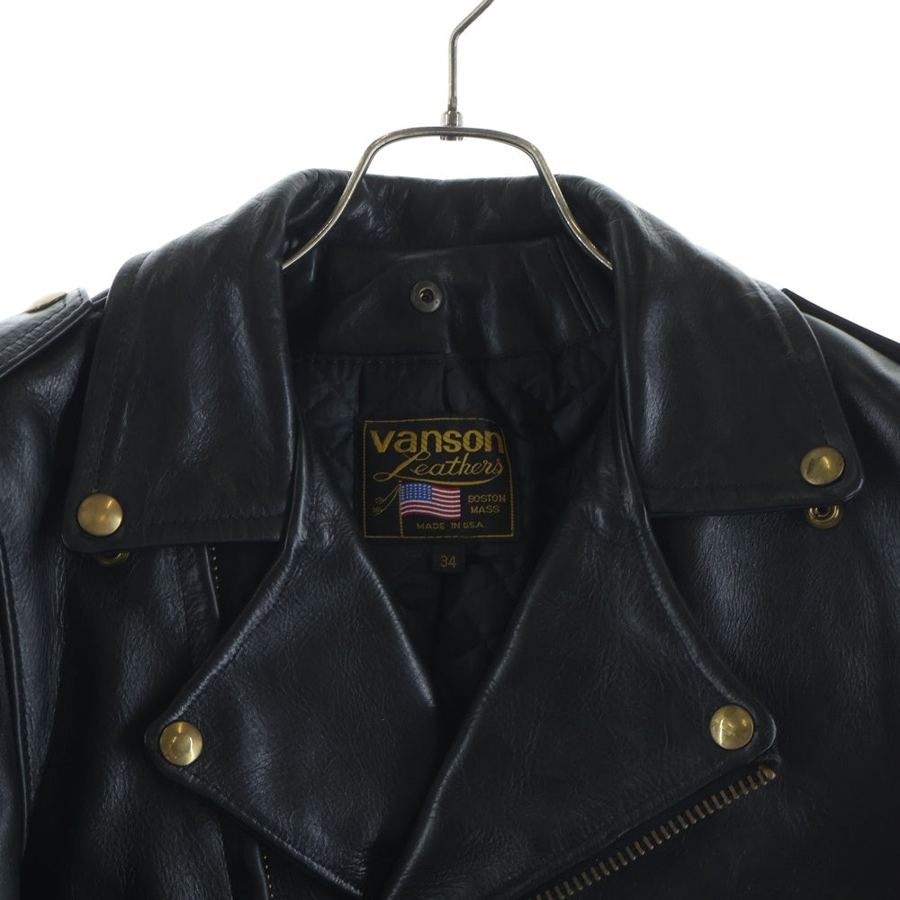 VANSON(バンソン) C2 裏地キルティング レザー ダブルライダース