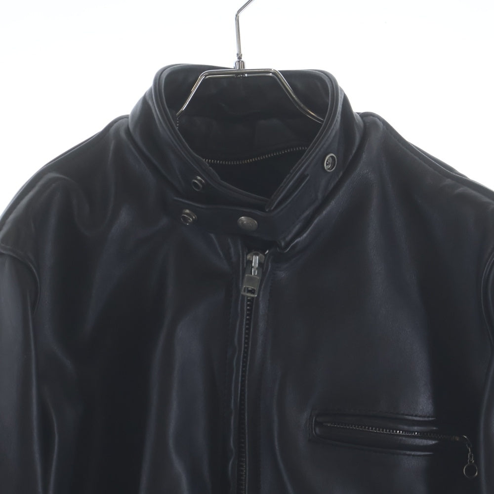 SCHOTT(ショット) 641 レザー シングルライダースジャケット ブラック
