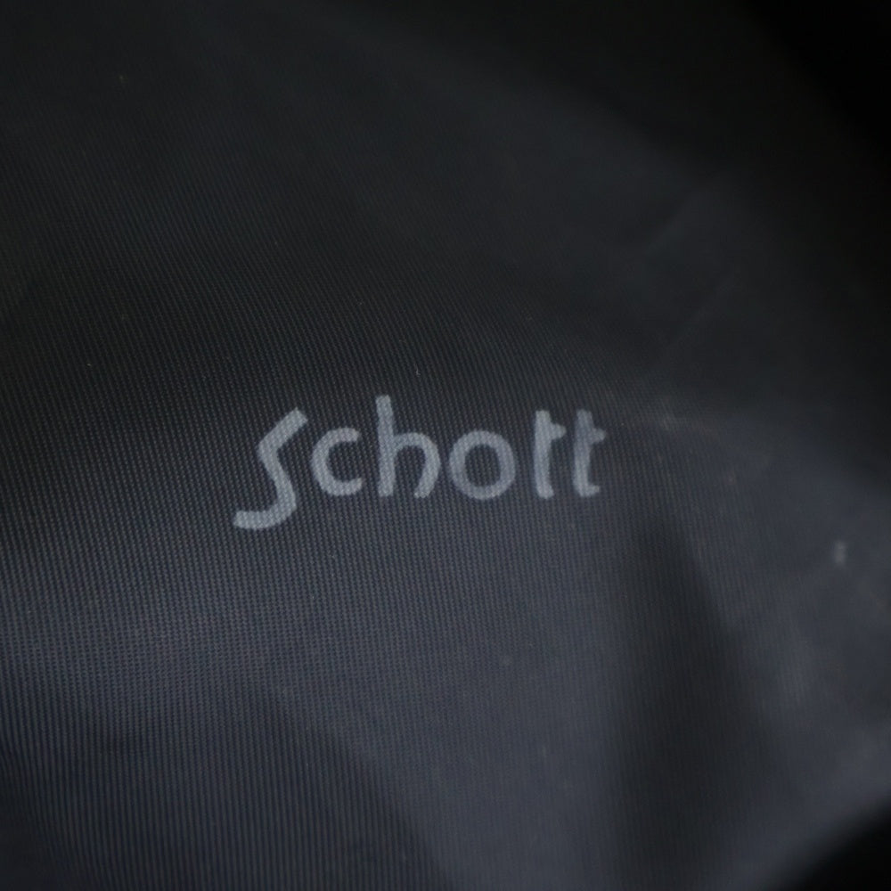 SCHOTT(ショット) 641 レザー シングルライダースジャケット ブラック