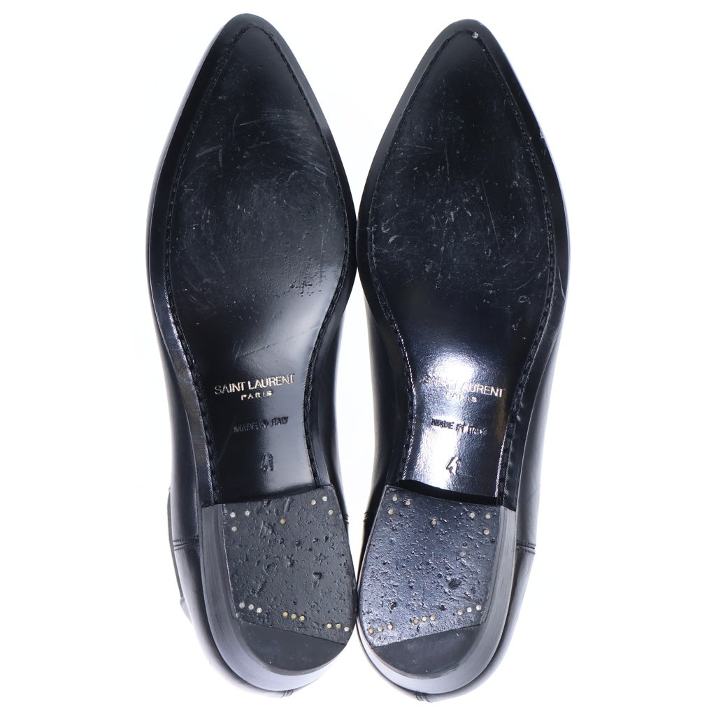 SAINT LAURENT PARIS(サンローランパリ) サイドゴア レザー チェルシーブーツ ブラック 442182