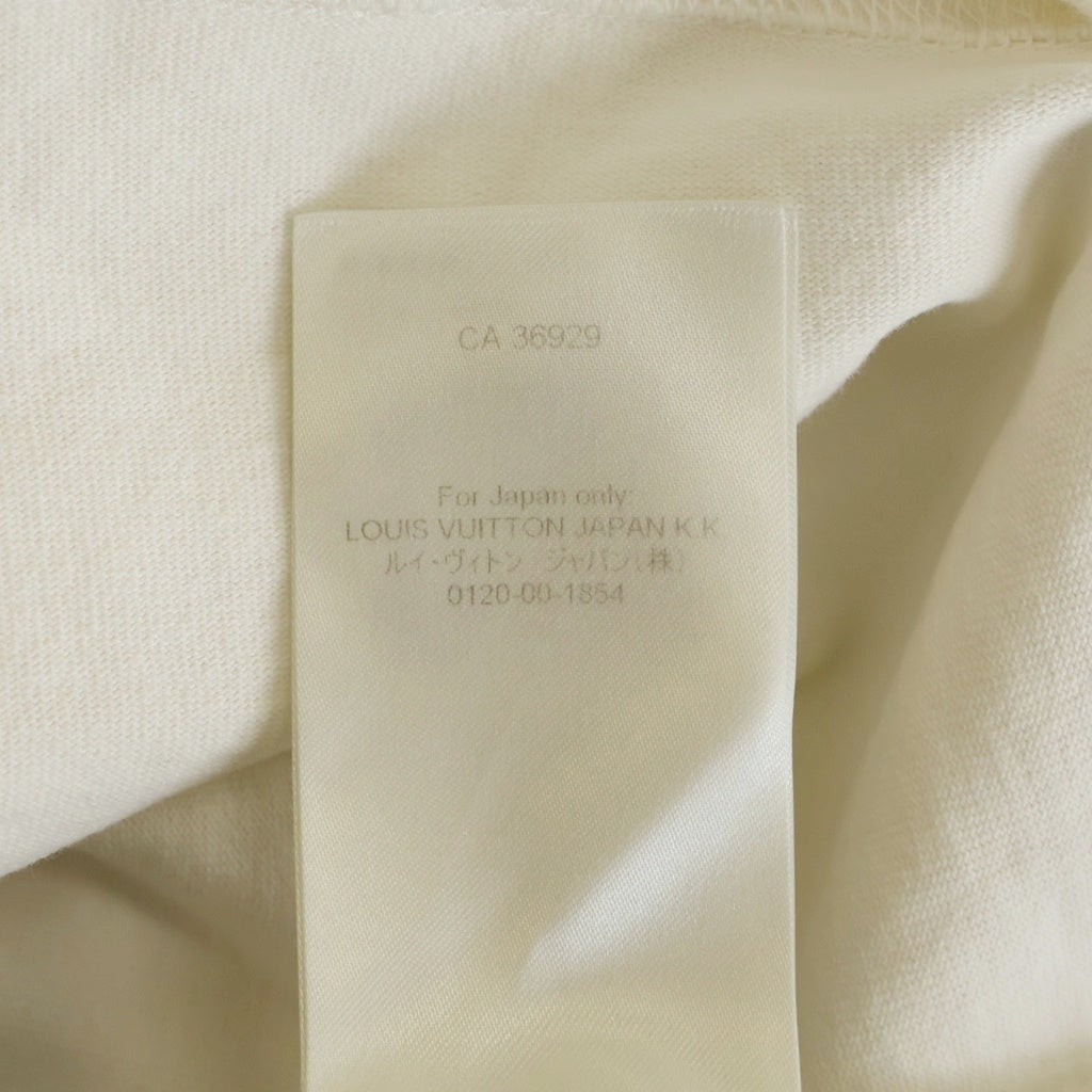 LOUIS VUITTON(ルイヴィトン) 23AW インサイドアウト クルーネック 半袖Tシャツ カットソー ホワイト RM232Q JYN HIY47W