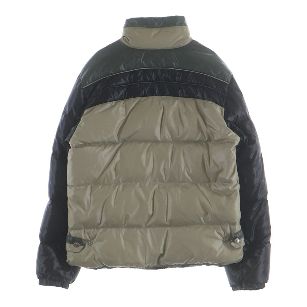 MONCLER(モンクレール) ナイロン ダウンジャケット ブラック/カーキ 41318/50/68950