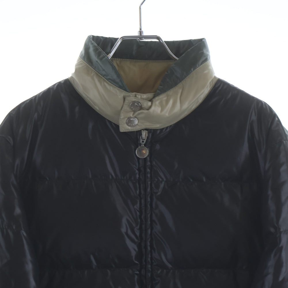 MONCLER(モンクレール) ナイロン ダウンジャケット ブラック/カーキ 41318/50/68950
