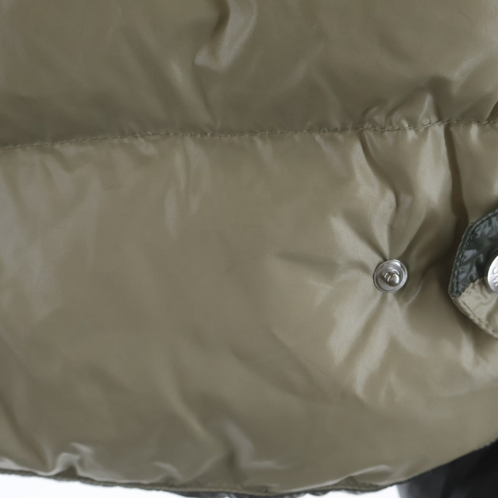 MONCLER(モンクレール) ナイロン ダウンジャケット ブラック/カーキ 41318/50/68950