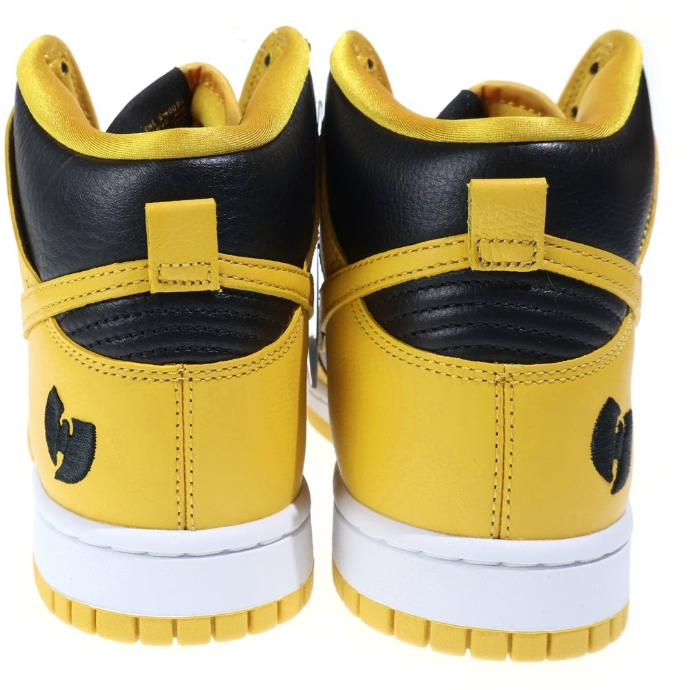 NIKE(ナイキ) ×Wu-Tang Clan DUNK HIGH HJ4320-001 ウータンクラン ダンク ハイカットスニーカー イエロー/ブラック US9/27cm