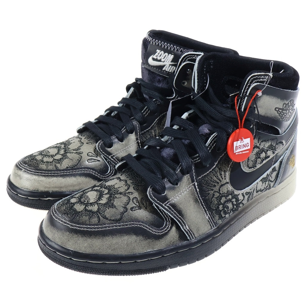 NIKE(ナイキ) AIR JORDAN 1 ZM CMFT 2 PRM FQ8155-010 エアジョーダン 1 ズーム コンフォート 2 プレミアム ハイカットスニーカー ブラック US9/27cm