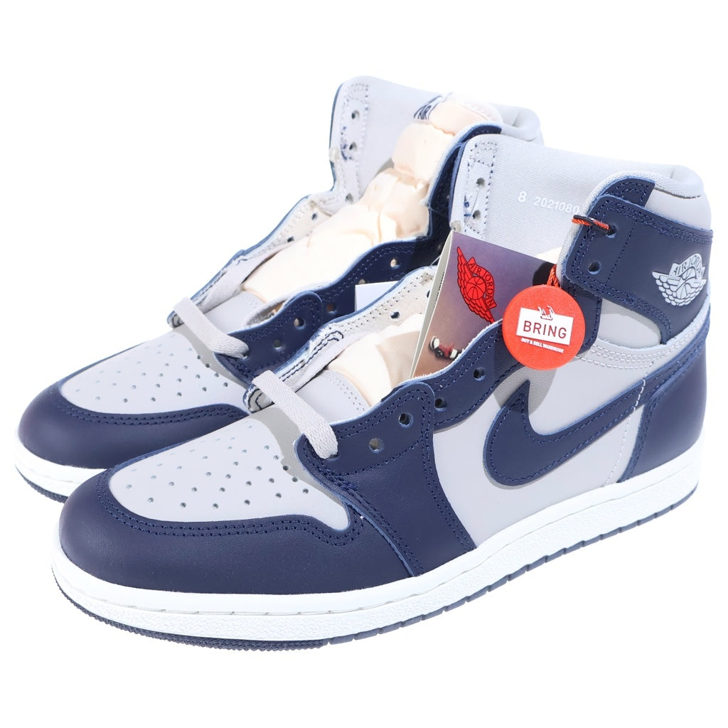 NIKE(ナイキ) AIR JORDAN 1 HIGH 85 GEORGETOWN BQ4422-400 エアジョーダン1 85 ジョージタウン ネイビー/グレー US8/26cm