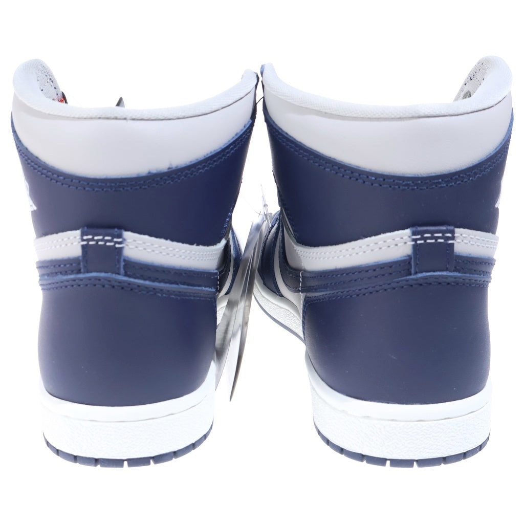 NIKE(ナイキ) AIR JORDAN 1 HIGH 85 GEORGETOWN BQ4422-400 エアジョーダン1 85 ジョージタウン ネイビー/グレー US8/26cm