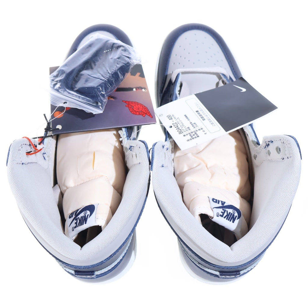 NIKE(ナイキ) AIR JORDAN 1 HIGH 85 GEORGETOWN BQ4422-400 エアジョーダン1 85 ジョージタウン ネイビー/グレー US8/26cm