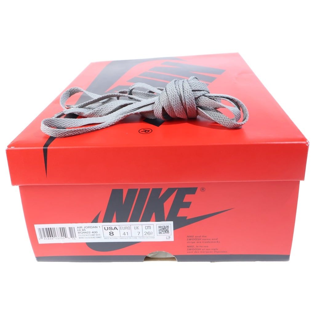 NIKE(ナイキ) AIR JORDAN 1 HIGH 85 GEORGETOWN BQ4422-400 エアジョーダン1 85 ジョージタウン ネイビー/グレー US8/26cm