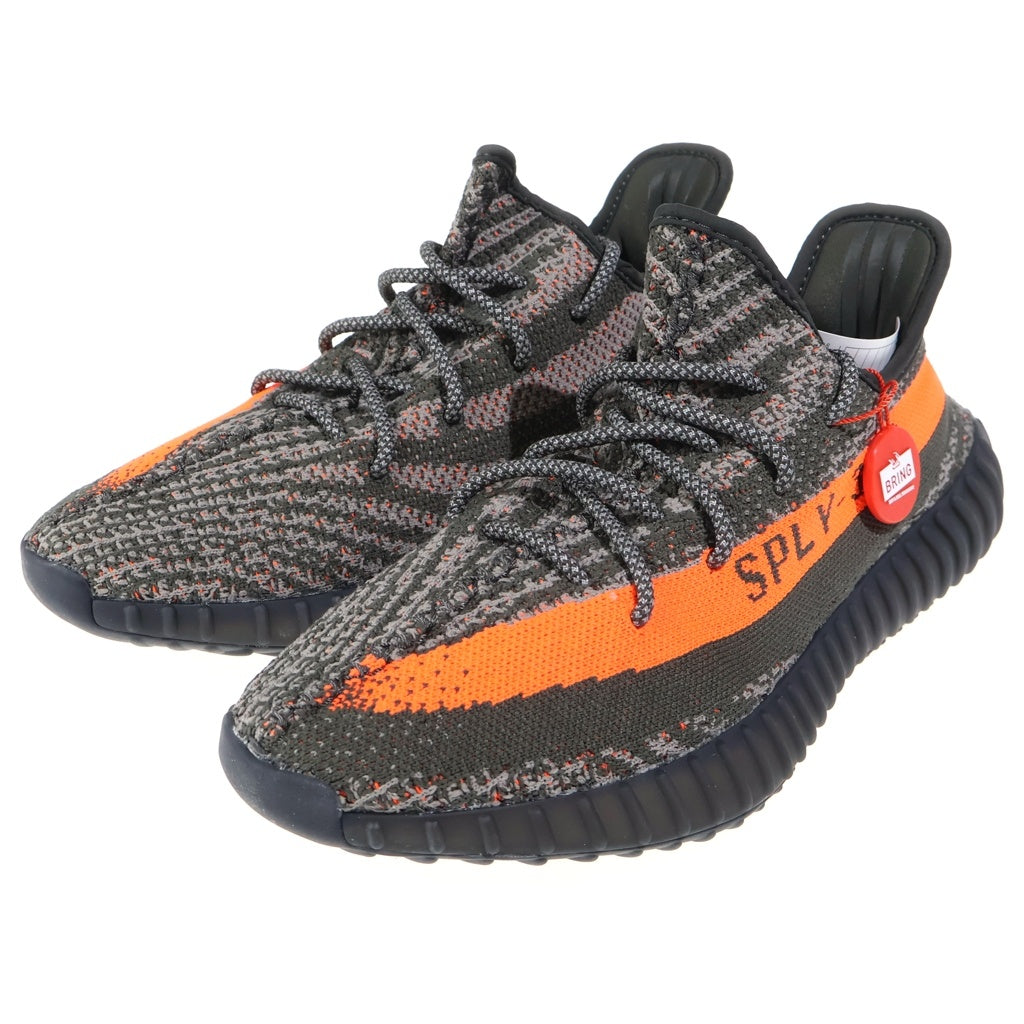 adidas(アディダス) YEEZY BOOST 350 V2 CABON BELUGA HQ7045 イージーブースト カーボン ベルーガ ローカットスニーカー グレー/オレンジ US9.5/27.5cm