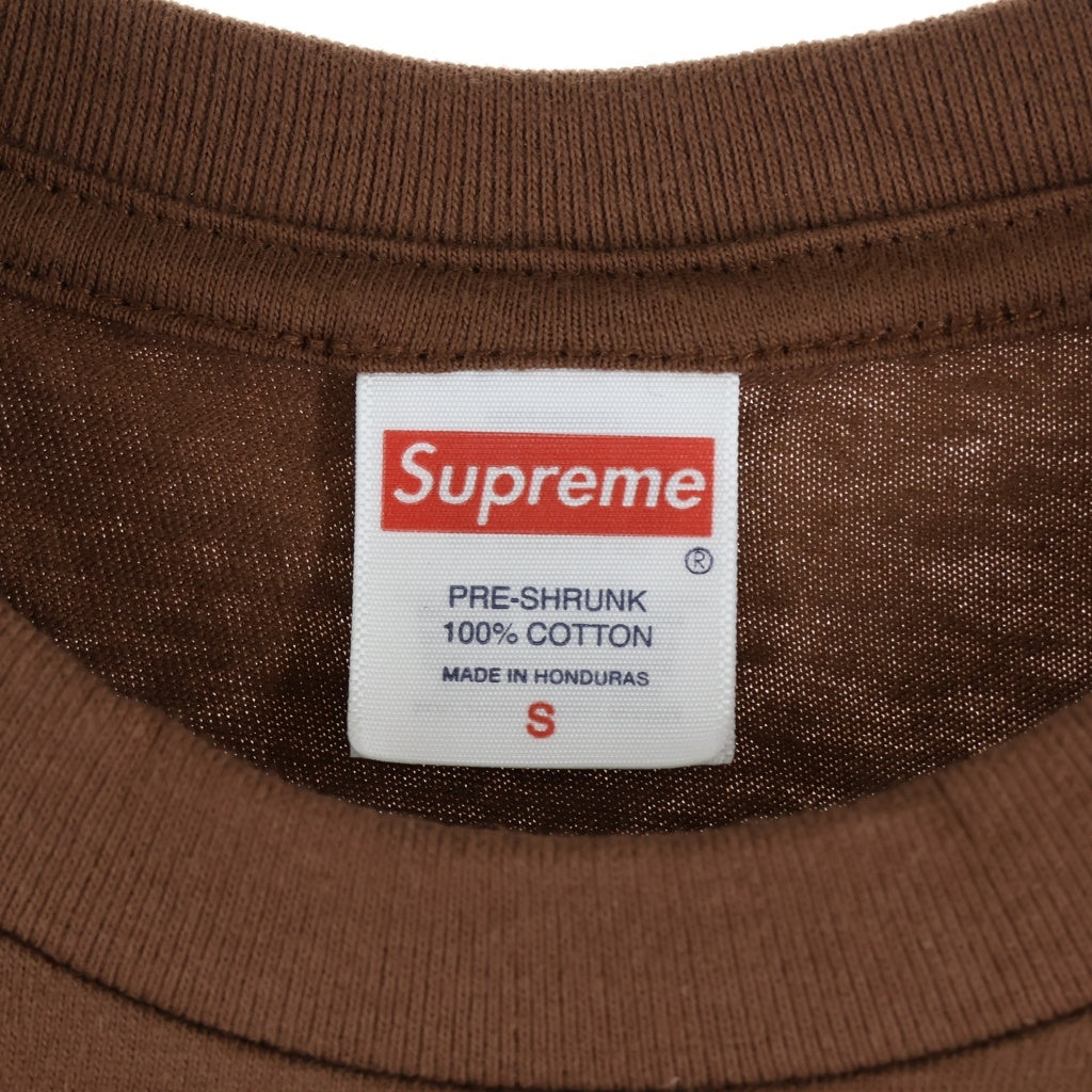 SUPREME(シュプリーム) 25AW Fuckin Blowout Tee ファッキン ブローアウト プリント クルーネック 半袖Tシャツ カットソー ブラウン