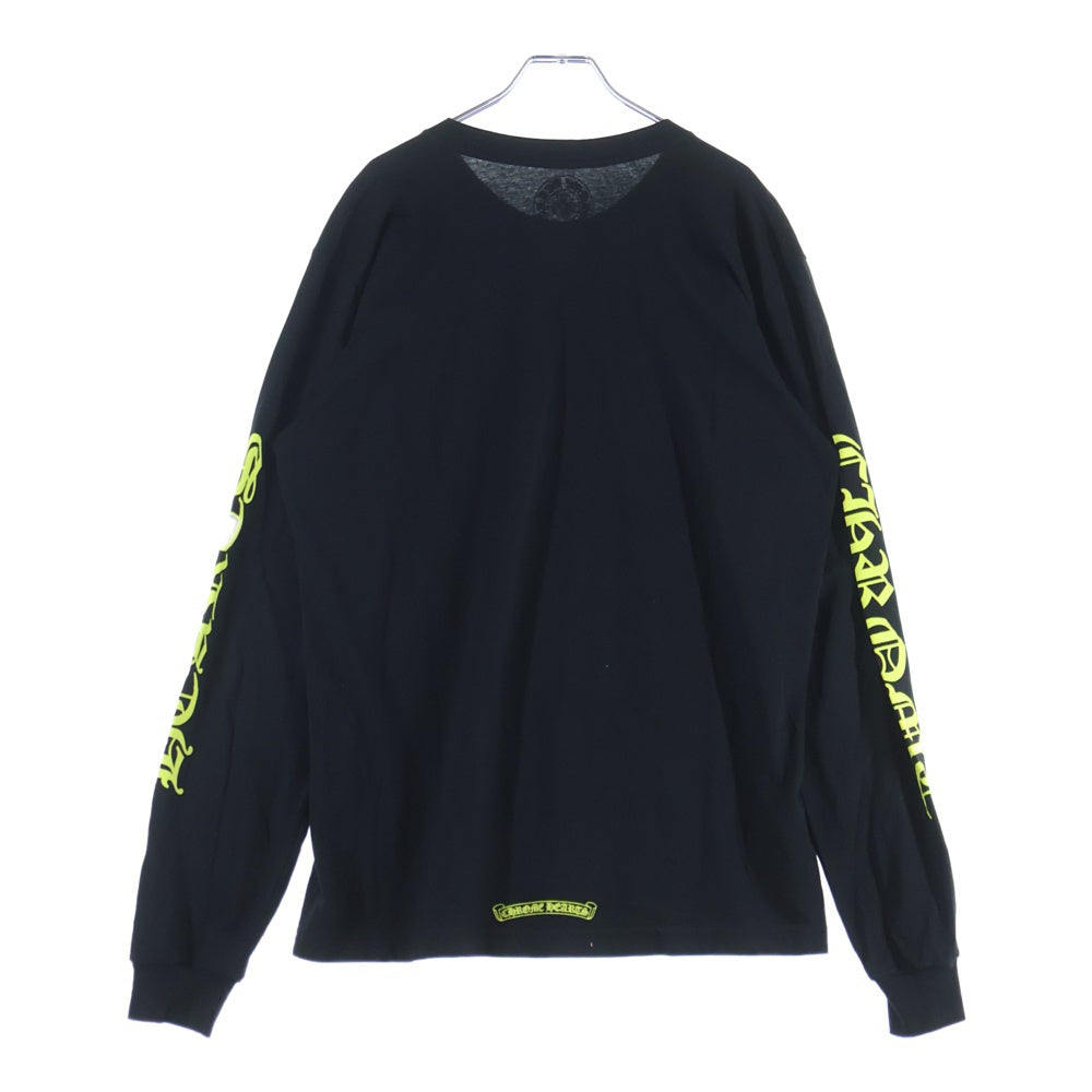 CHROME HEARTS(クロムハーツ) NECK LOGO L/S TEE ネックロゴプリント
