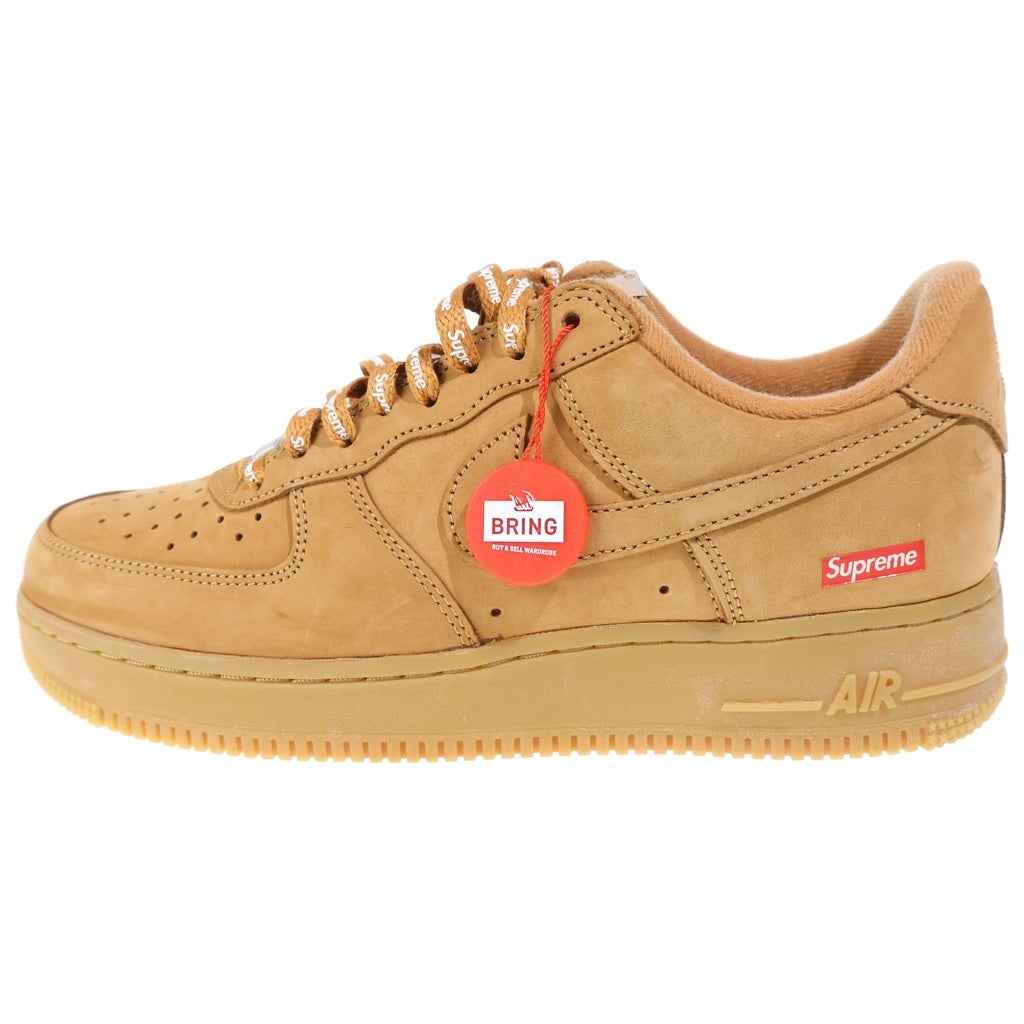 NIKE(ナイキ) ×SUPREME AIR FORCE 1 LOW SP シュプリーム エアフォース1 ウィート ローカットスニーカー ブラウン US8/26cm DN1555-200
