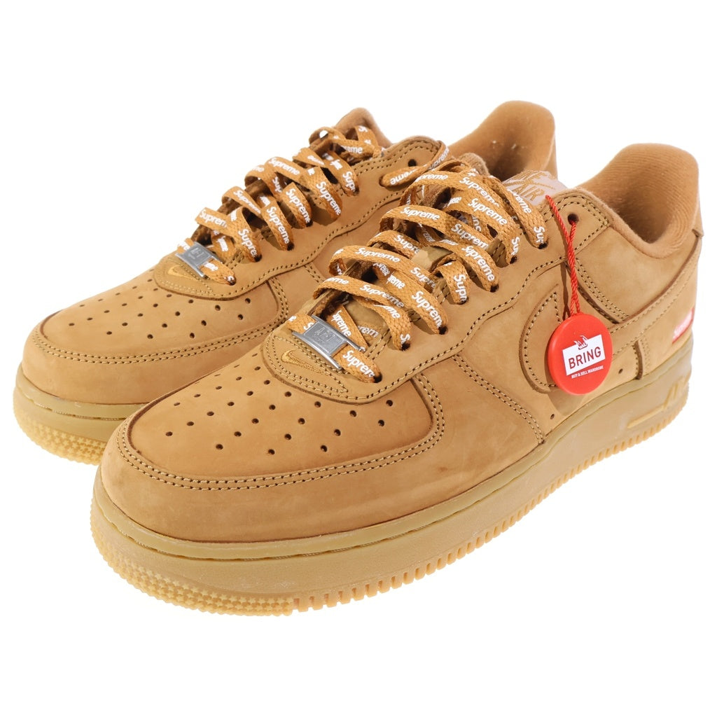 NIKE(ナイキ) ×SUPREME AIR FORCE 1 LOW SP シュプリーム エアフォース1 ウィート ローカットスニーカー ブラウン US8/26cm DN1555-200