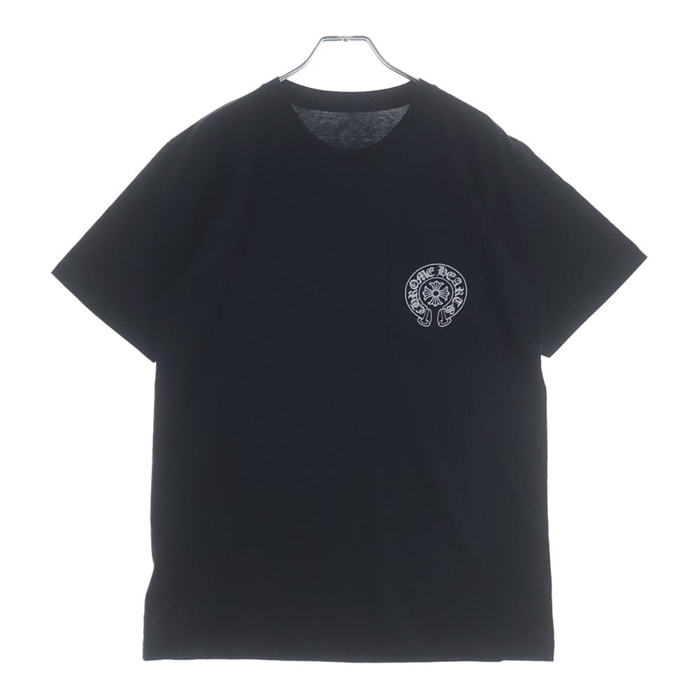CHROME HEARTS(クロムハーツ) KOREA CH T-SHIRT 韓国限定 ホースシュー 両面プリント 半袖Tシャツ カットソー ブラック