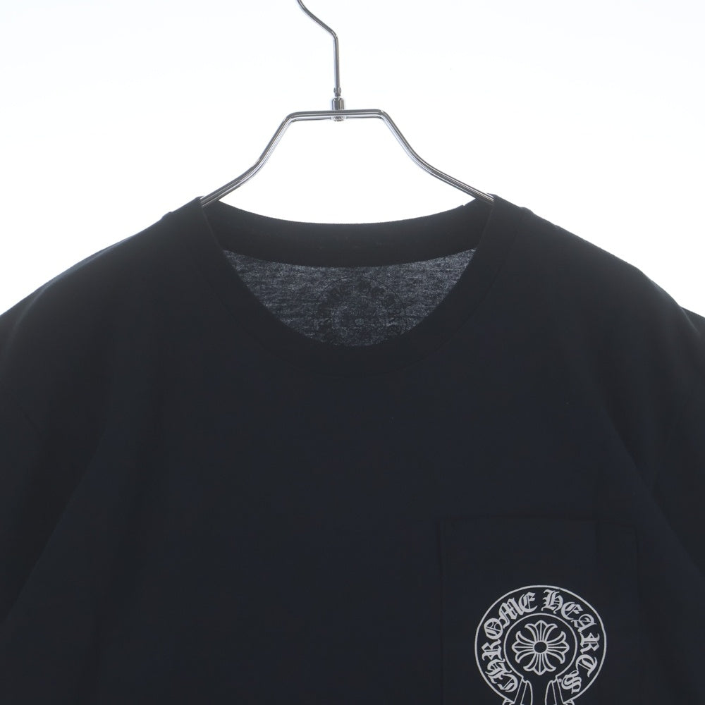 CHROME HEARTS(クロムハーツ) KOREA CH T-SHIRT 韓国限定 ホースシュー 両面プリント 半袖Tシャツ カットソー ブラック