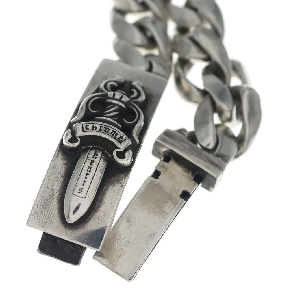 CHROME HEARTS(クロムハーツ) ID DAGGER ダガーIDクラシックリンクブレスレット 11LINK シルバー BCA156