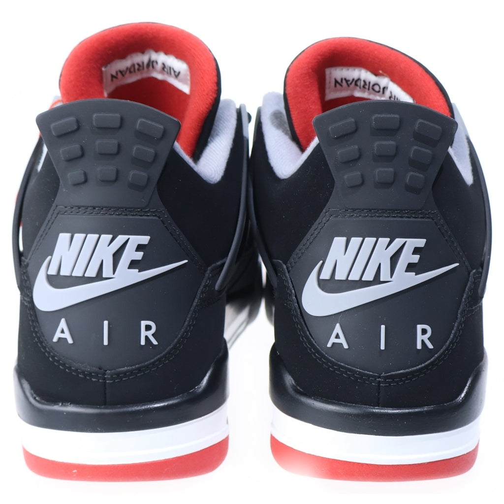 NIKE(ナイキ) AIR JORDAN 4 RETRO BRED エアジョーダン4 レトロ ブレッド ハイカットスニーカー ブラック US11/29cm 308497-060