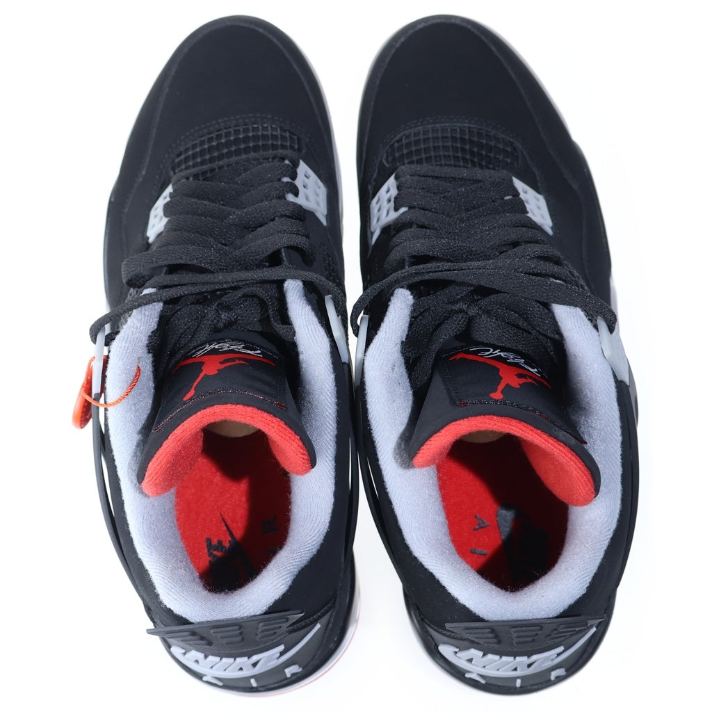 NIKE(ナイキ) AIR JORDAN 4 RETRO BRED エアジョーダン4 レトロ ブレッド ハイカットスニーカー ブラック US11/29cm 308497-060