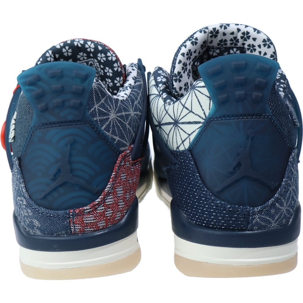 NIKE(ナイキ) AIR JORDAN 4 RETRO SE SASHIKO Deep Ocean CW0898-400 エアジョーダン4 レトロ 刺し子 ディープオーシャン US10.5/28.5cm インディゴ
