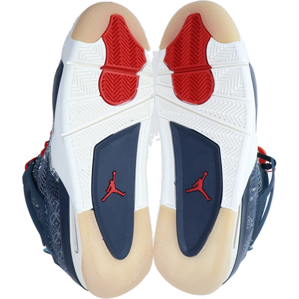 NIKE(ナイキ) AIR JORDAN 4 RETRO SE SASHIKO Deep Ocean CW0898-400 エアジョーダン4 レトロ 刺し子 ディープオーシャン US10.5/28.5cm インディゴ