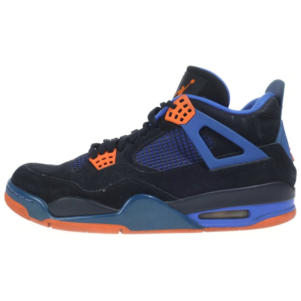 NIKE(ナイキ) AIR JORDAN 4 Retro Cavs エアジョーダン4 レトロ キャブス ハイカットスニーカー ブラック/オレンジ US11/29cm