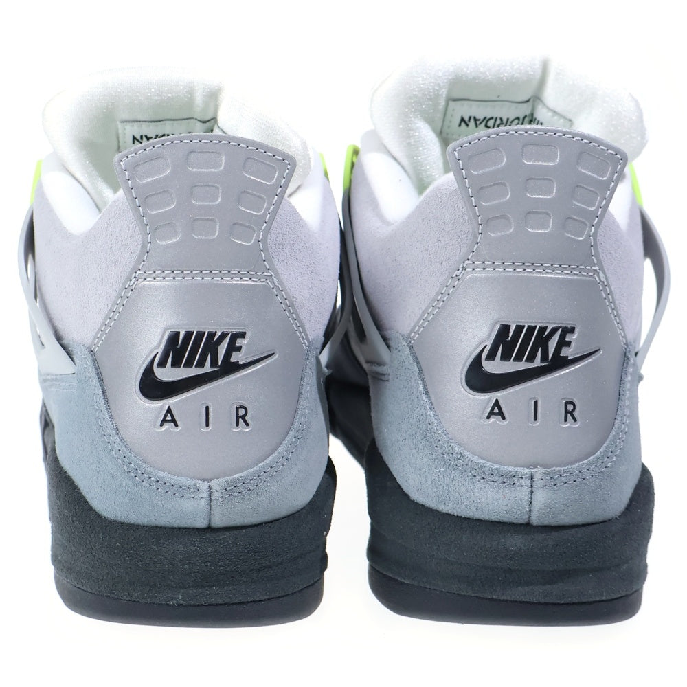 NIKE(ナイキ) AIR JORDAN 4 RETRO LE NEON エアジョーダン4 レトロ ネオン ハイカットスニーカー イエロー/グレー US11/29cm CT5342-007