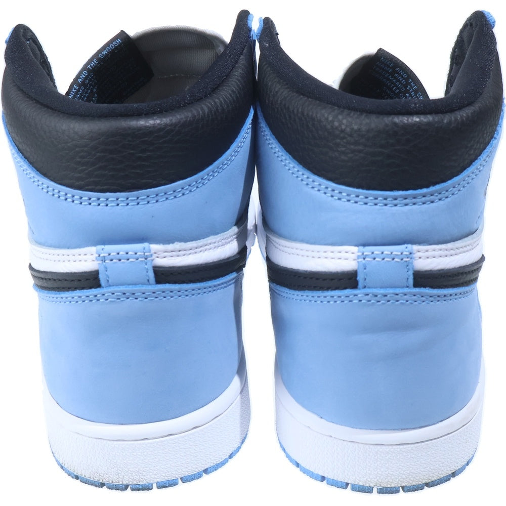 NIKE(ナイキ) AIR JORDAN 1 RETRO HIGH OG UNIVERCITY BLUE 555088-134 エアジョーダン1 ユニバーシティーブルー ハイカットスニーカー ブルー/ホワイト US9.5/27.5cm