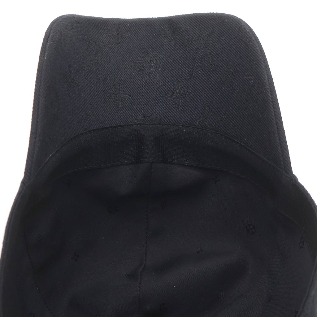 LOUIS VUITTON(ルイヴィトン) モノグラム エッセンシャル キャンバス キャップ 帽子 ブラック M5381L WA0276