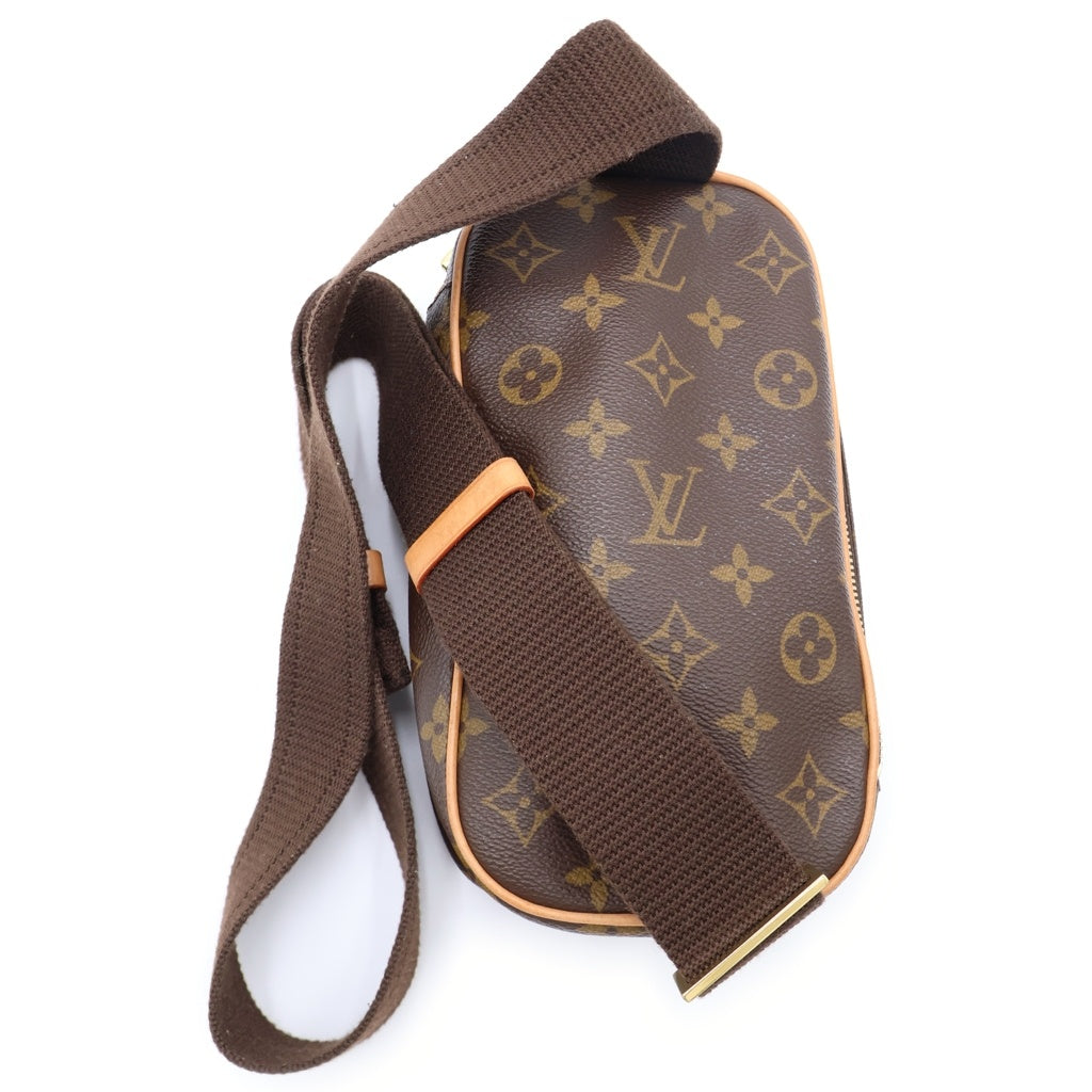 LOUIS VUITTON(ルイヴィトン) ポシェット ガンジュ モノグラム総柄 ボディバッグ ブラウン M51870/CA0040