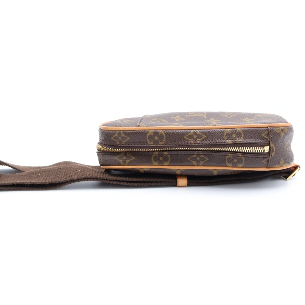 LOUIS VUITTON(ルイヴィトン) ポシェット ガンジュ モノグラム総柄 ボディバッグ ブラウン M51870/CA0040