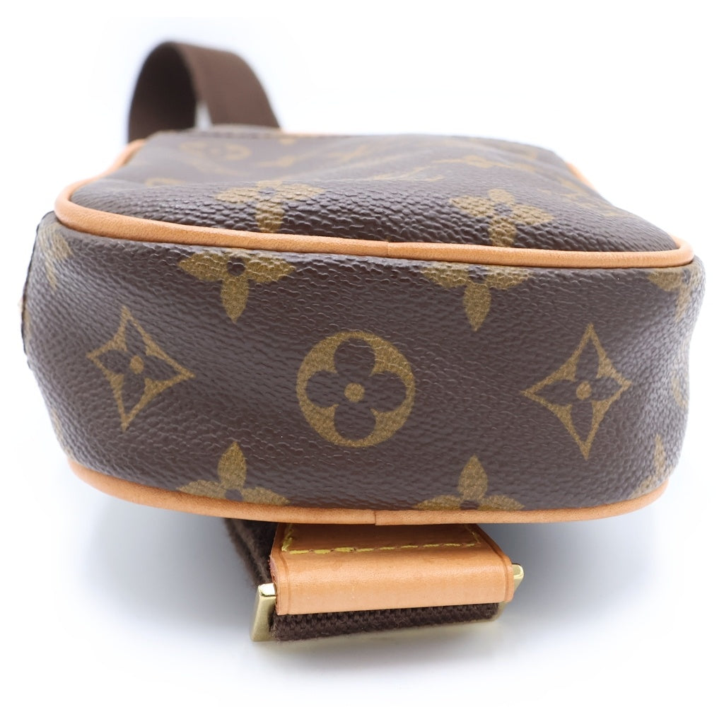 LOUIS VUITTON(ルイヴィトン) ポシェット ガンジュ モノグラム総柄 ボディバッグ ブラウン M51870/CA0040