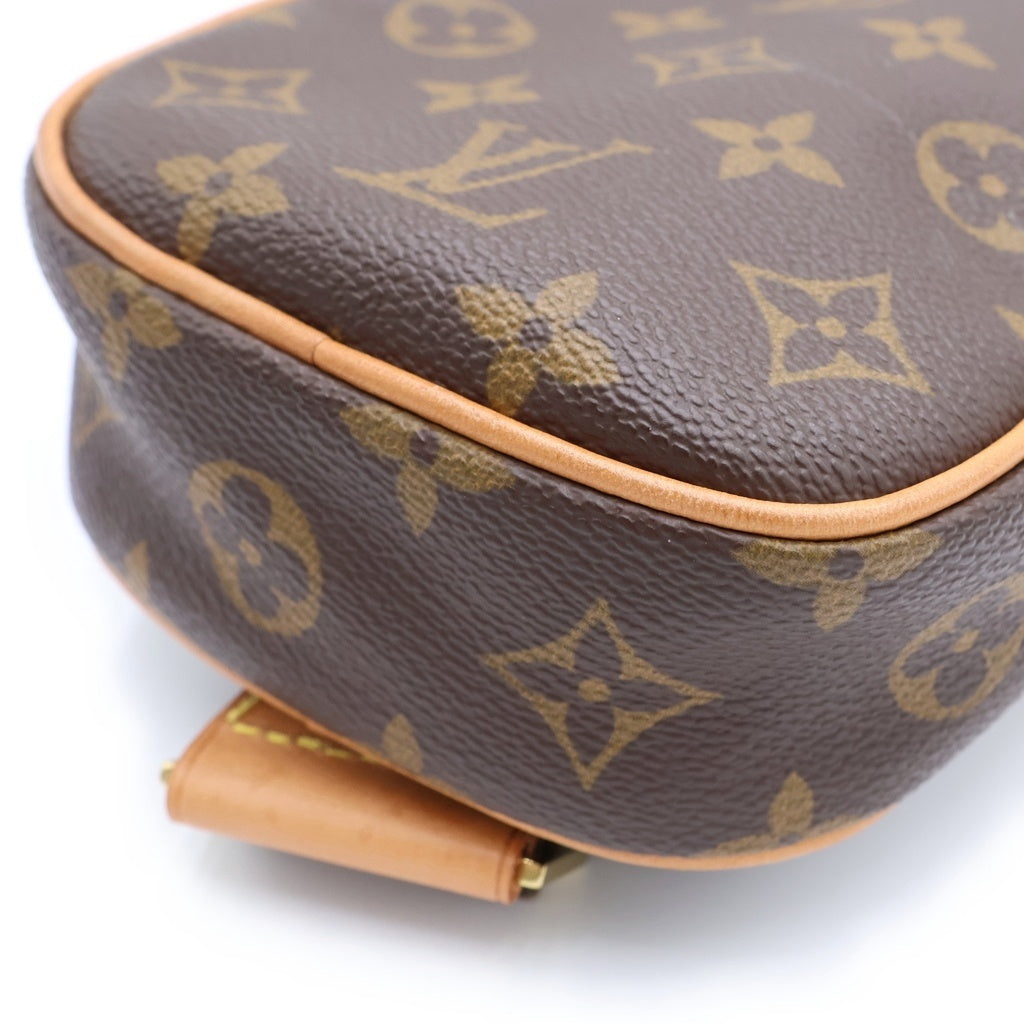 LOUIS VUITTON(ルイヴィトン) ポシェット ガンジュ モノグラム総柄 ボディバッグ ブラウン M51870/CA0040