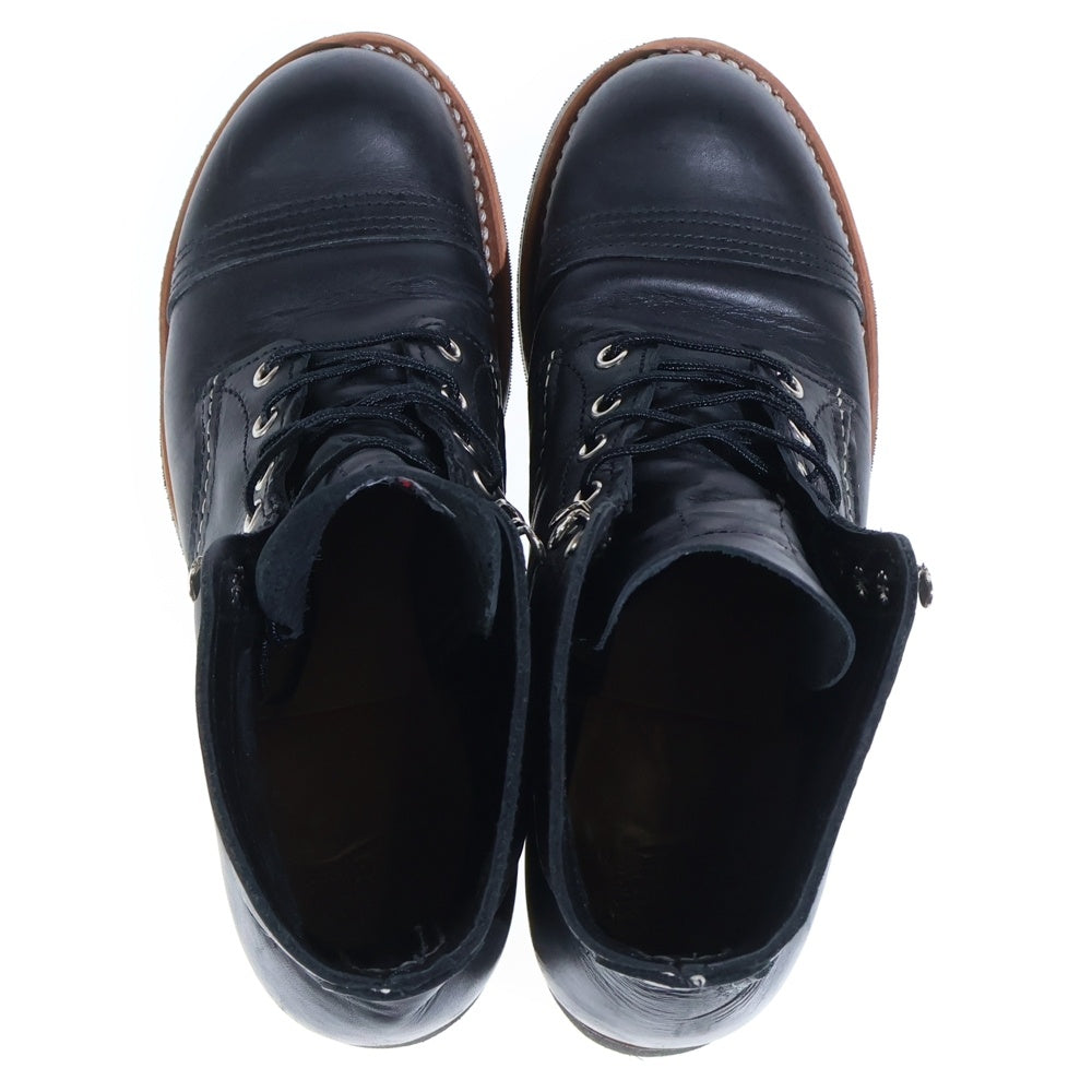 RED WING(レッド ウイング) IRON RANGER アイアンレンジャー レースアップブーツ ブラック US7.5/25.5cm 8084